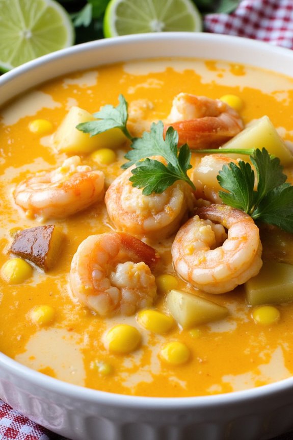 creamy shrimp chowder delight