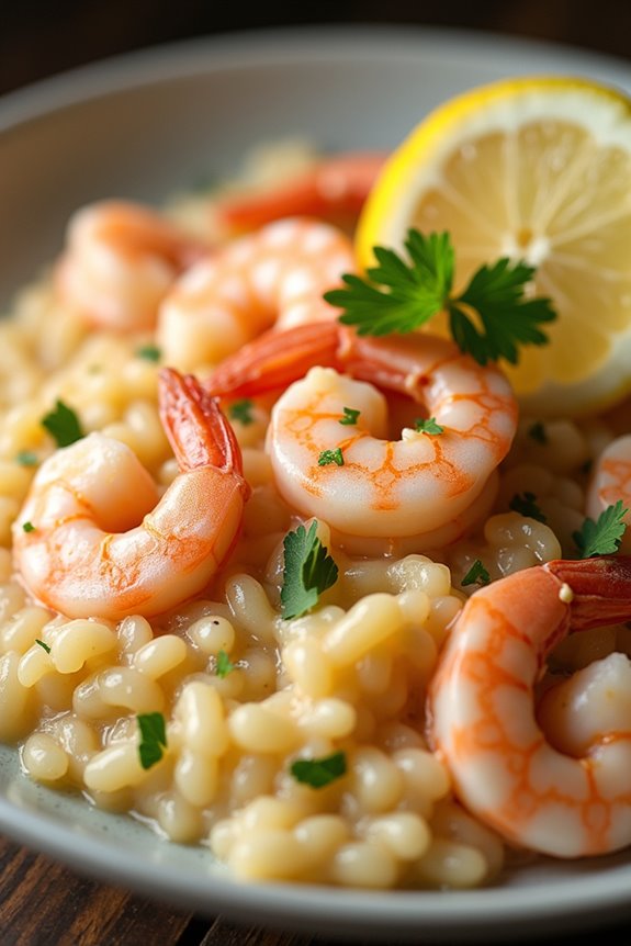 creamy shrimp risotto delight