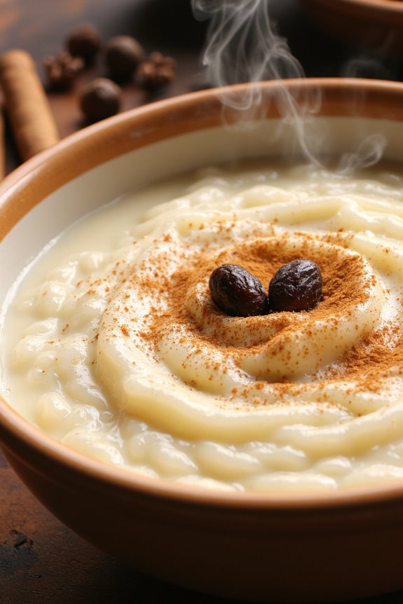 creamy spiced rice pudding