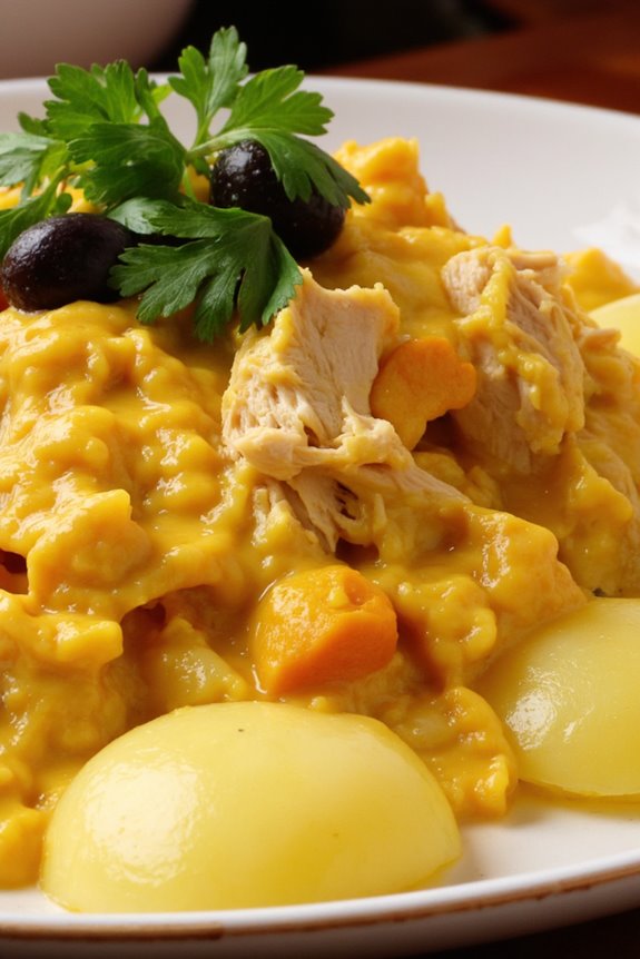 creamy spicy chicken stew