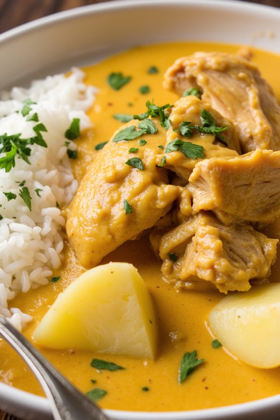 creamy spicy chicken stew