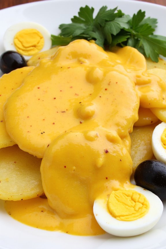 creamy spicy potato dish