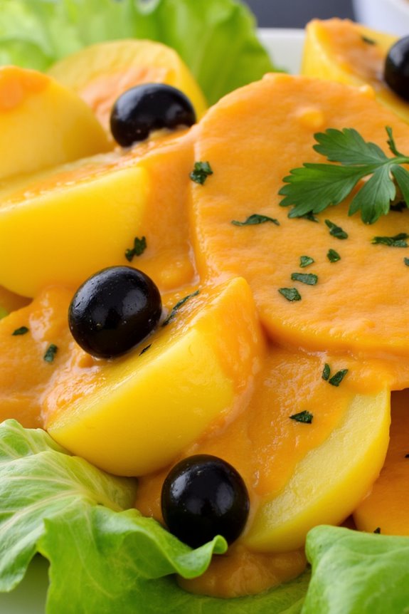 creamy spicy potato dish