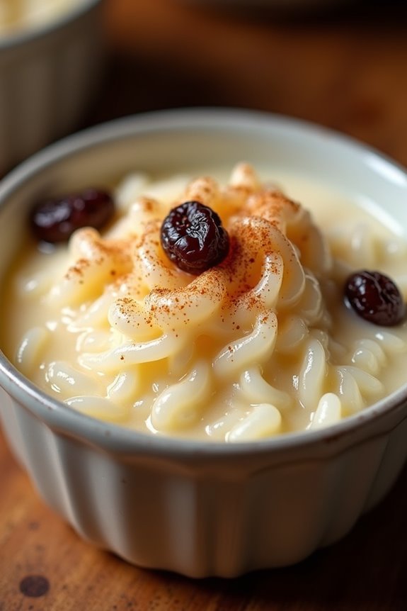 creamy sweet rice pudding