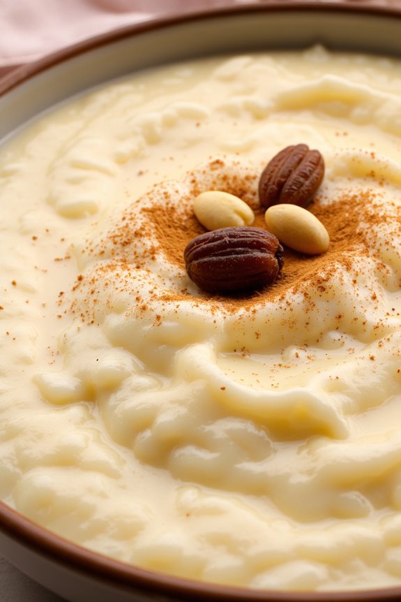 creamy traditional rice pudding