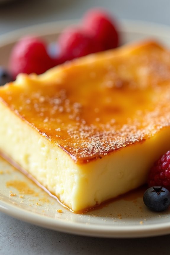 creamy vanilla custard dessert