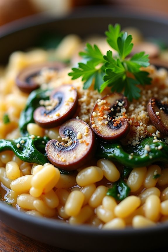 creamy vegetarian rice dish