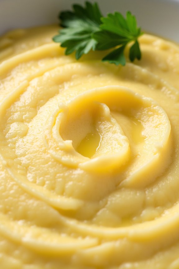 creamy yuca root pur e