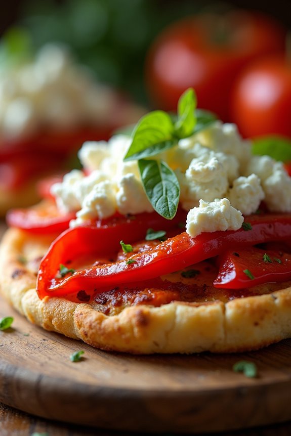 crispy arepas with feta