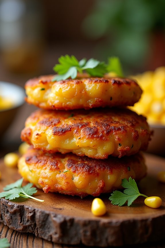 crispy brazilian prawn fritters