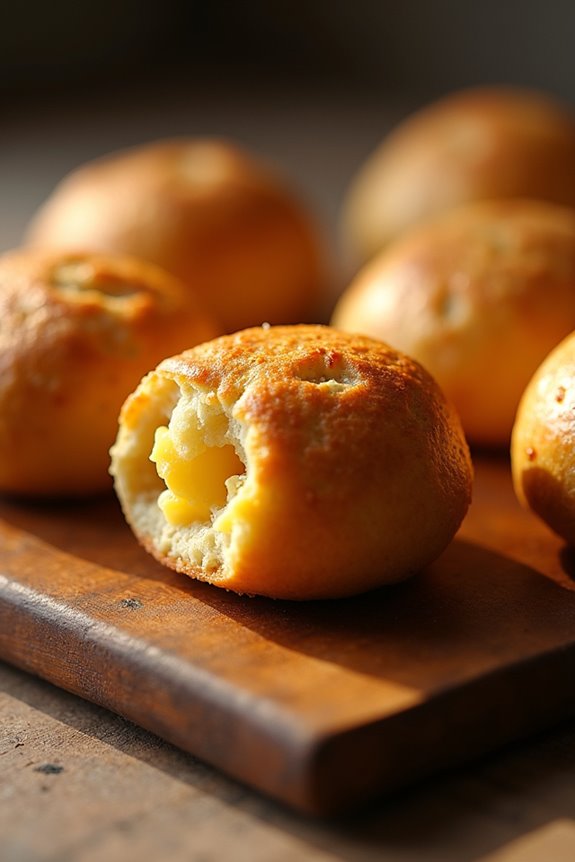 crispy cheesy bread balls