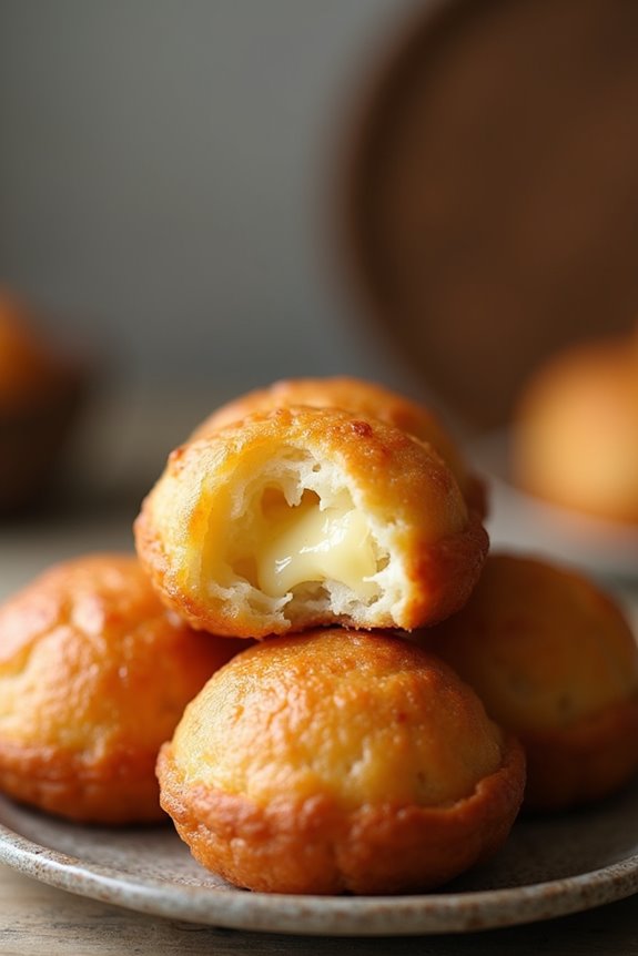 crispy cheesy colombian fritters