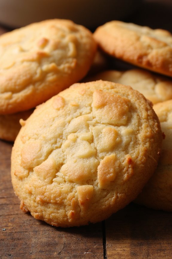 crispy chewy coconut cookies