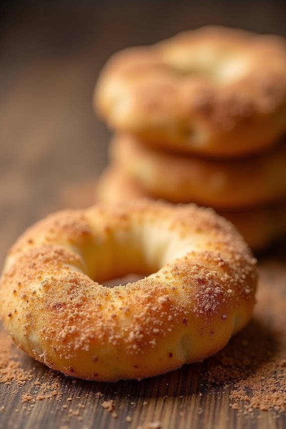 crispy cinnamon sugar wafers