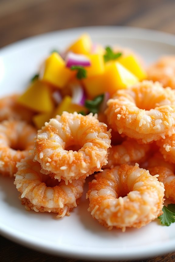 crispy coconut shrimp delight