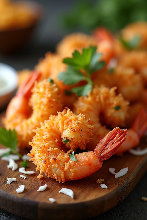 crispy coconut shrimp delight