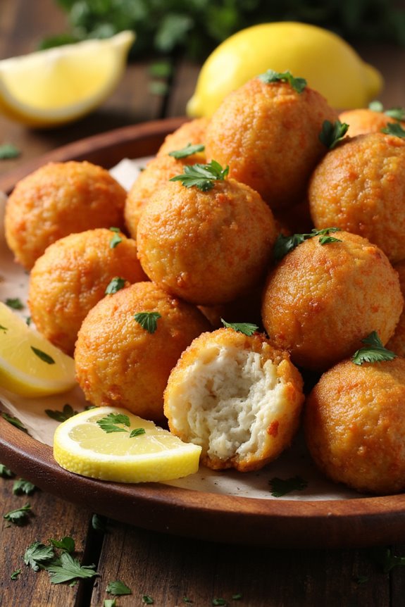 crispy codfish balls delight