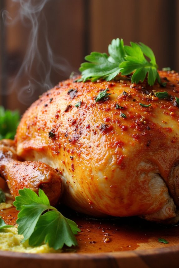 crispy flavorful beer can chicken