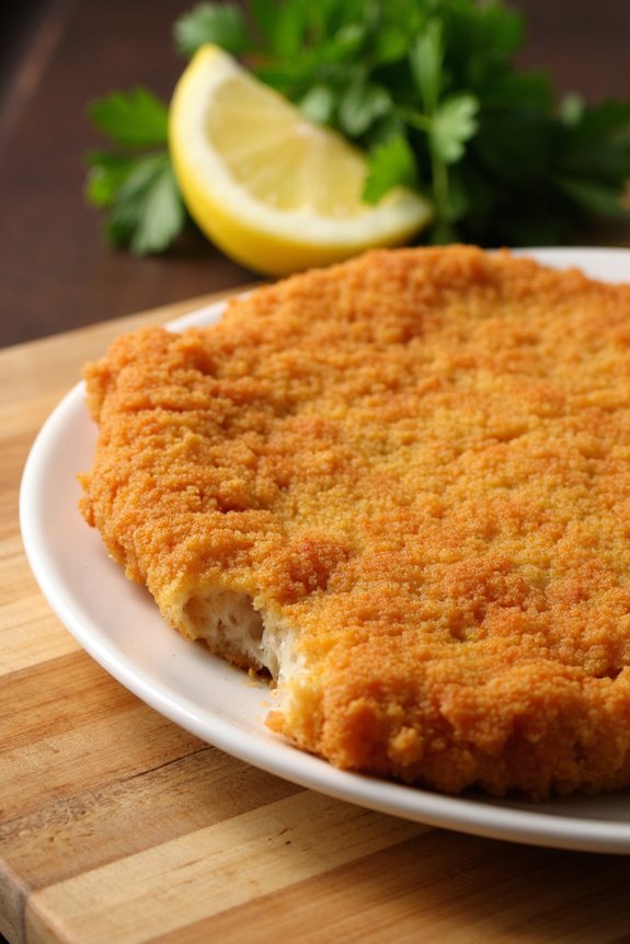 crispy flavorful meat cutlet