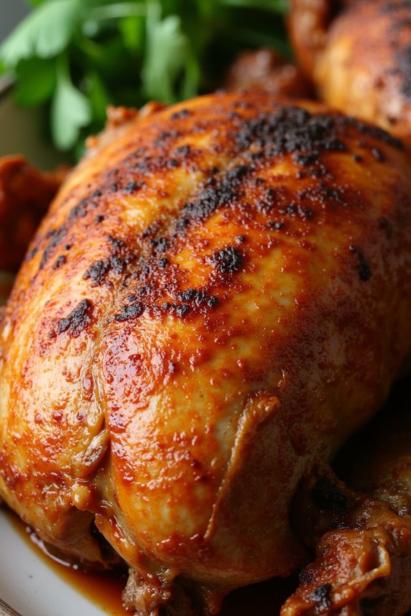 crispy flavorful roasted chicken