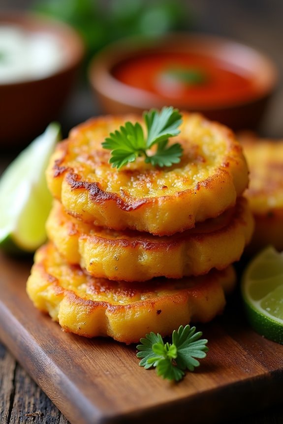 crispy fried plantain snacks