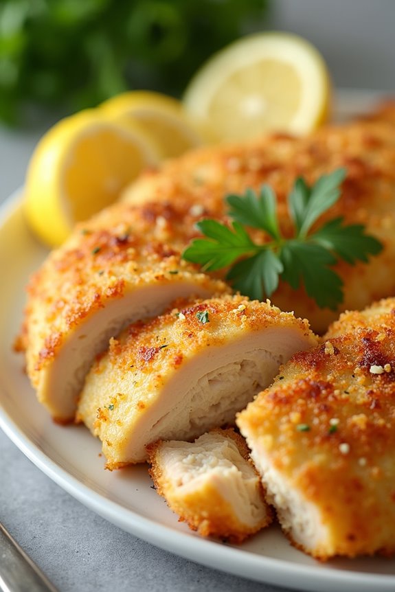 crispy garlic lemon chicken