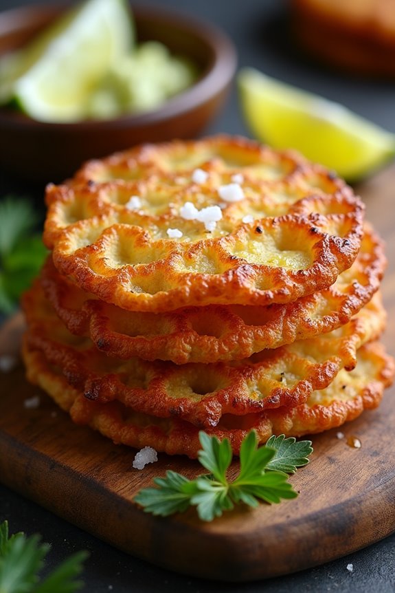 crispy green plantain snacks