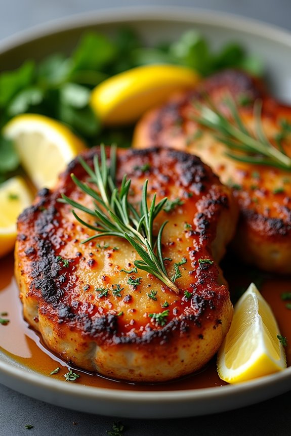 crispy marinated pork chops