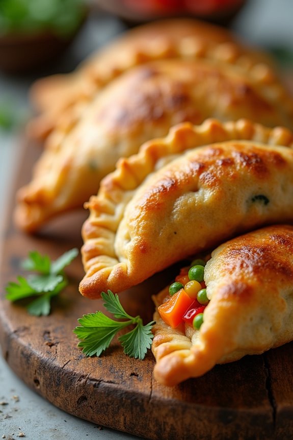 crispy plant based empanada delight