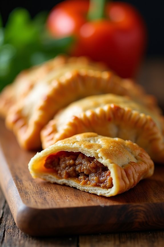 crispy pork belly empanadas