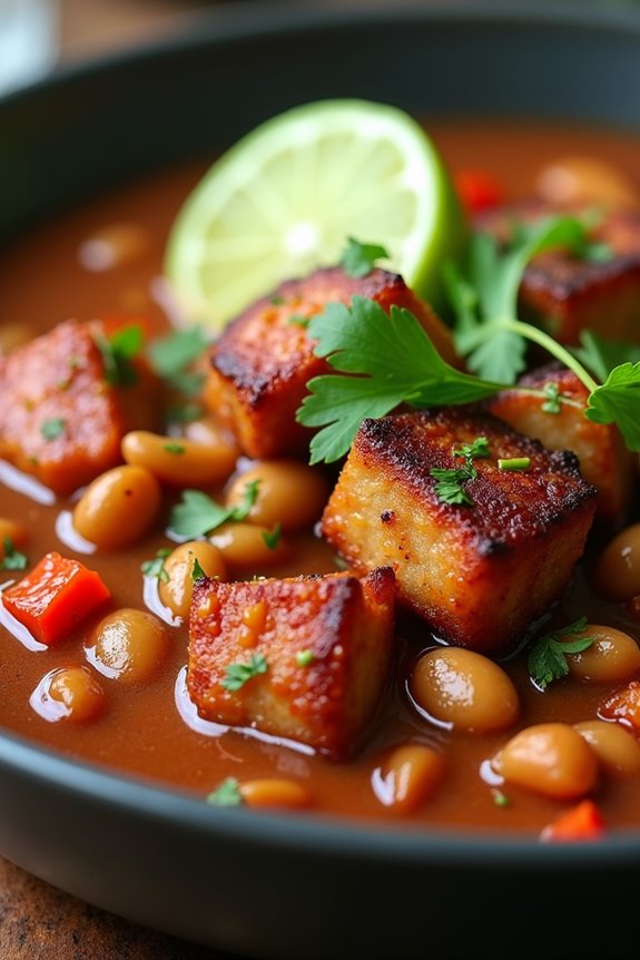 crispy pork belly stew