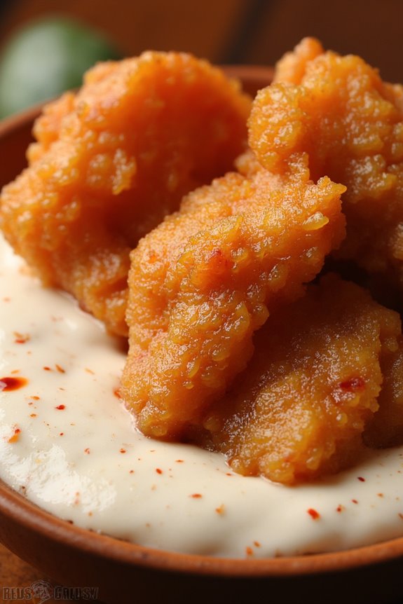 crispy pork with spicy sauce