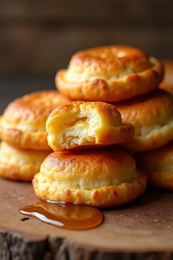 crispy pumpkin filled pastries