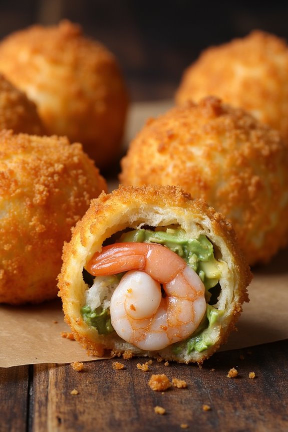 crispy shrimp avocado delight