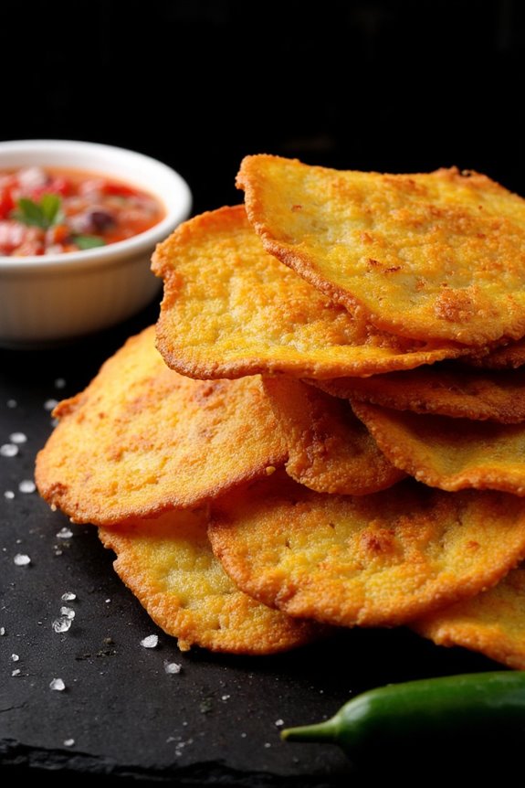 crispy twice fried plantain snacks