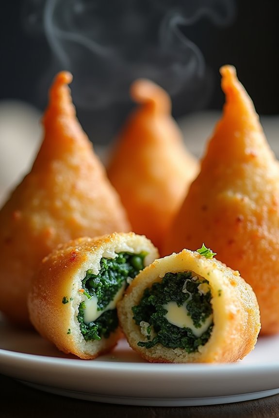 crispy vegetarian coxinha delight