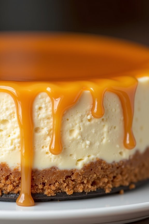 decadent dulce de leche cheesecake