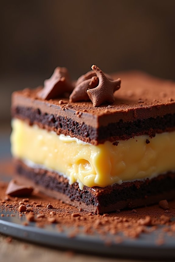 decadent no bake chocolate dessert