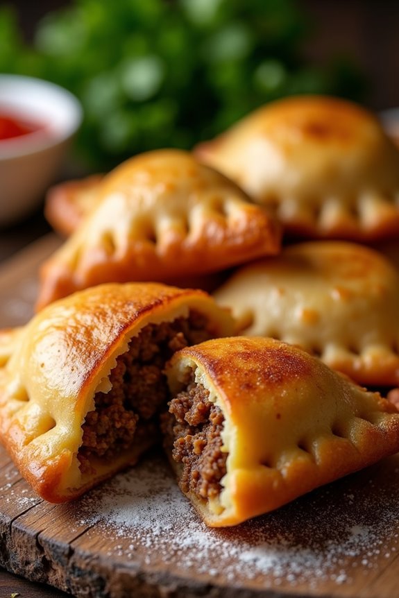 delicious beef filled empanadas