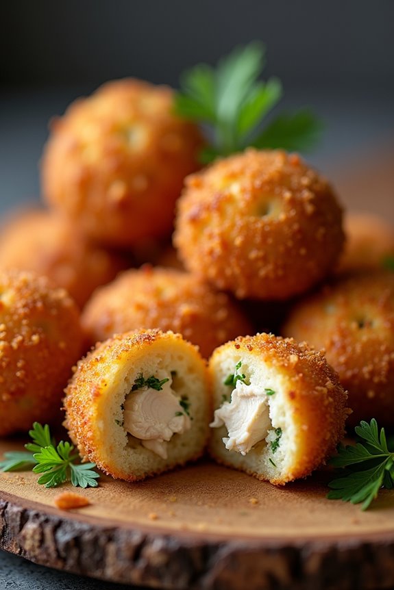 delicious brazilian chicken croquettes