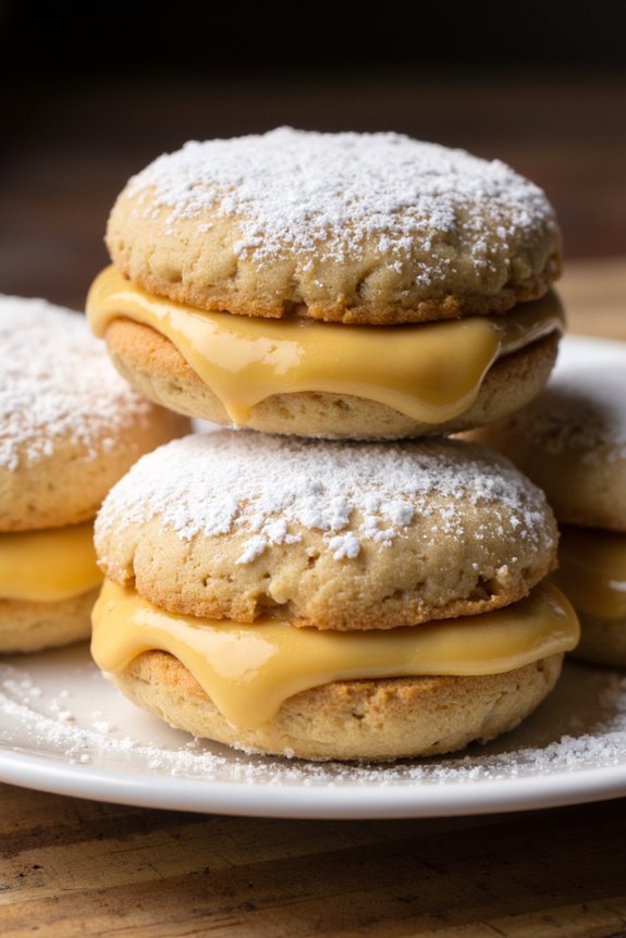 delicious caramel filled cookies