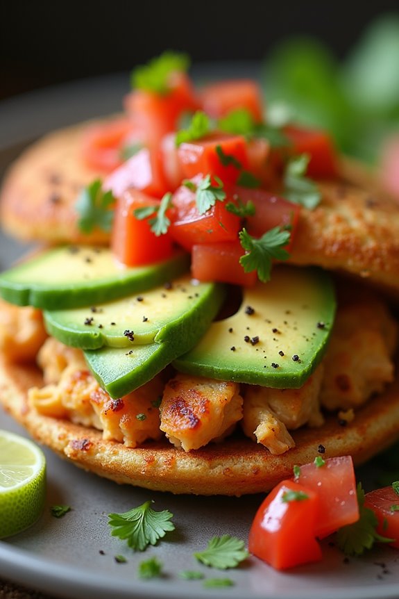 delicious chicken arepas recipe