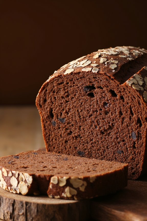 delicious cocoa infused bread