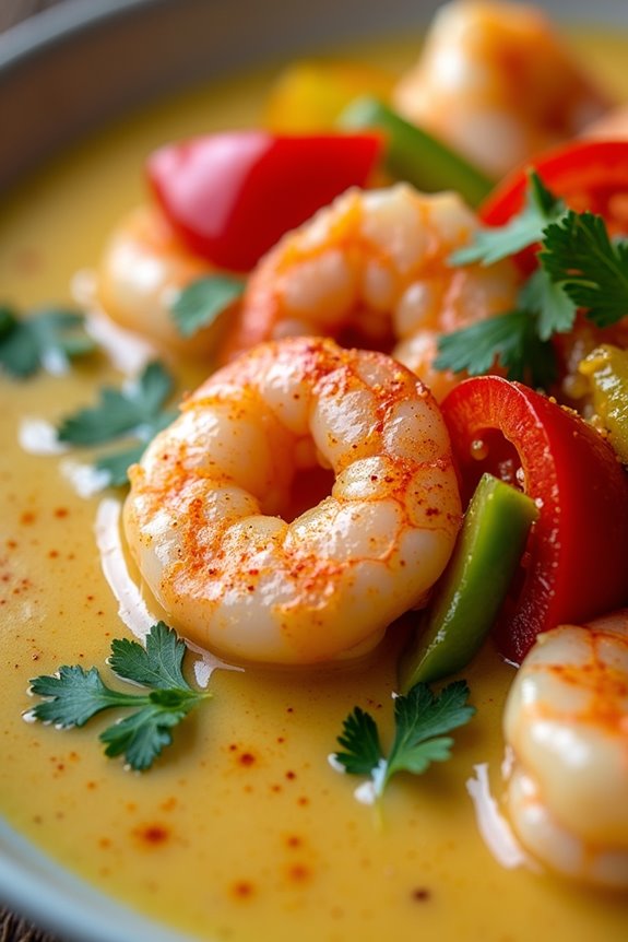 delicious coconut shrimp stew