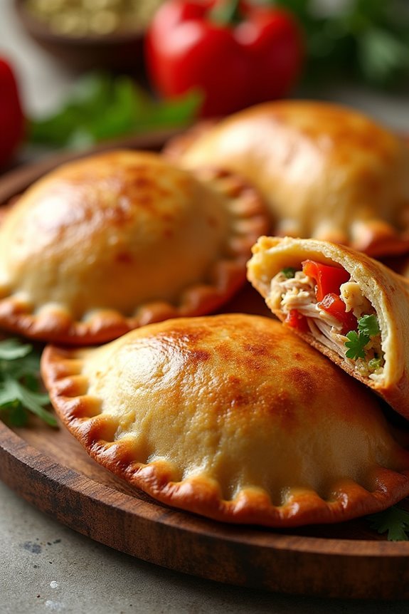 delicious colombian chicken pastries