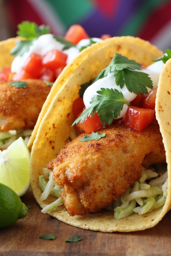 delicious customizable fish tacos