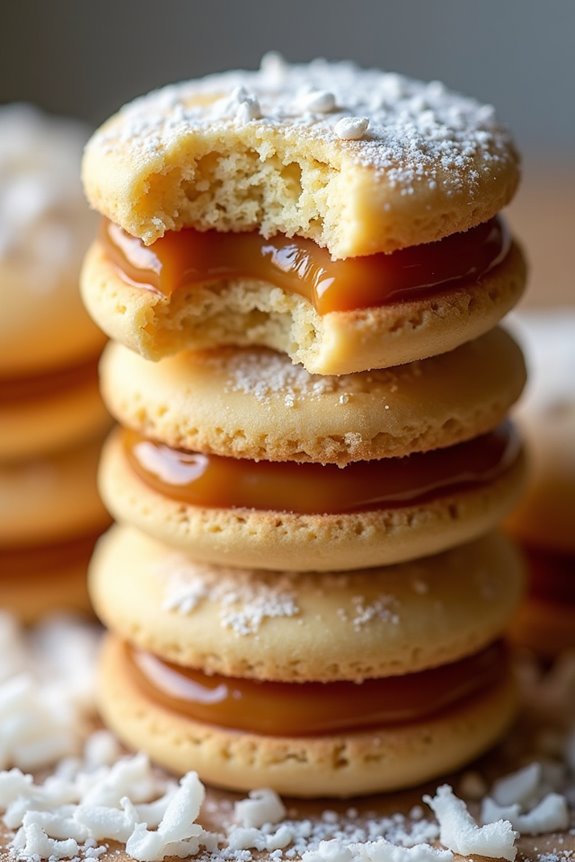delicious dulce de leche cookies