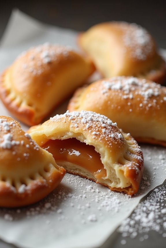 delicious dulce de leche empanadas