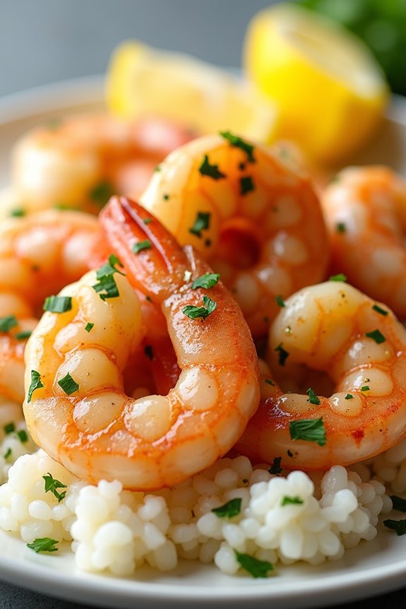 delicious garlic butter shrimp