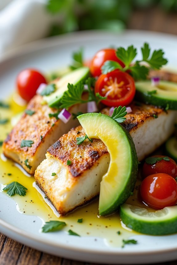 delicious healthy gourmet meal